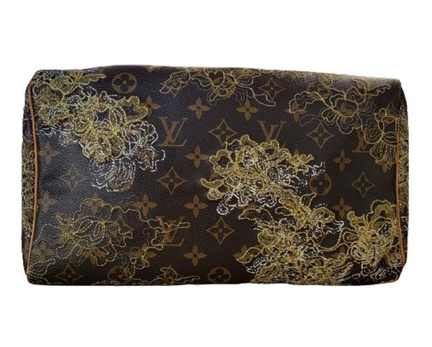 Louis Vuitton Limited Edition Monogram Eclipse Speedy Bag