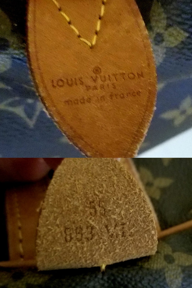 Louis Vuitton Authentic Leather Luggage Bag Name Tag Poignet Accessori –