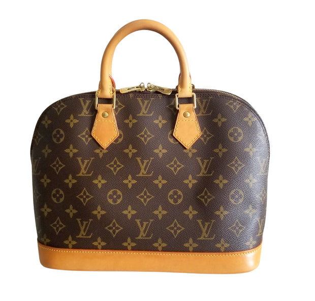 Louis Vuitton Papillon 30 Damier Ebene Barrel Brown Coated Canvas