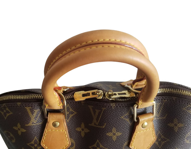 LOUIS VUITTON Louis Vuitton Papillon 30 N51303 Damier Brown Gold Metal  Fittings Handbag with Pouch Women's Ladies