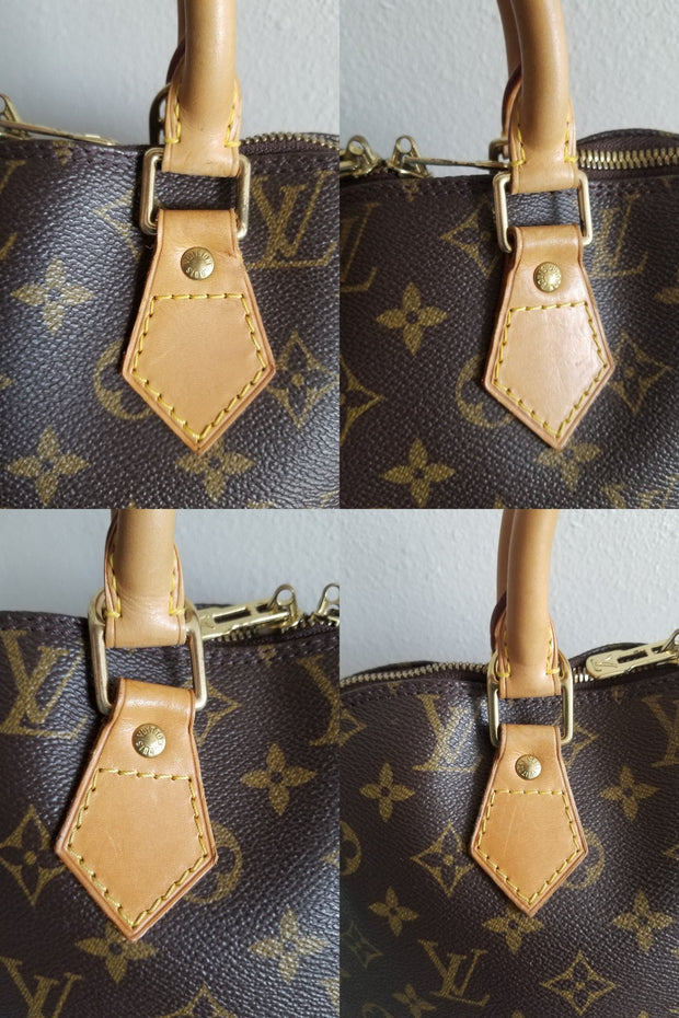 Louis Vuitton Vintage Brown Monogram Sac Souple 55 Luggage Bag –