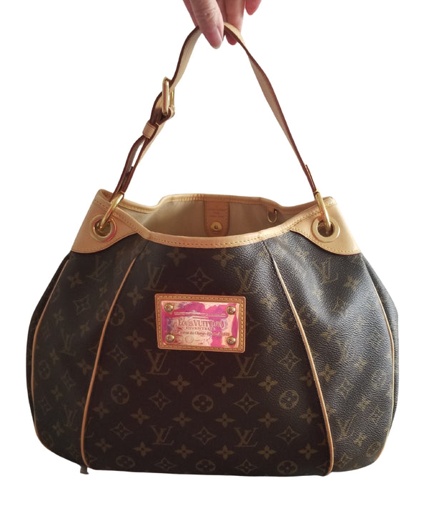 Louis Vuitton Iena PM Damier Ebene Tote Shoulder Bag –