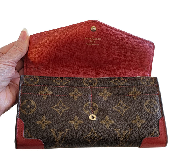 Louis Vuitton Monogram Canvas Emilie Wallet Louis Vuitton