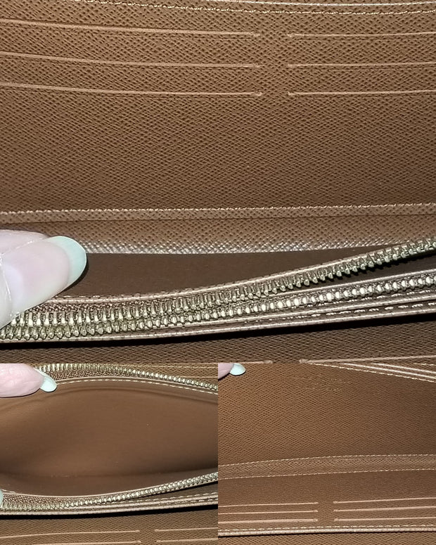 Brown Giant Monogram Reverse Zippy Continental Wallet