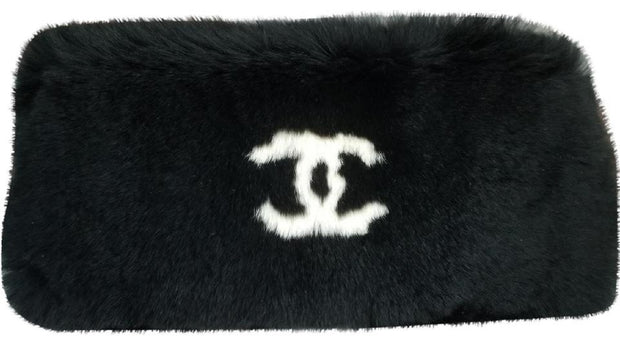 Set of 3: Two Chanel Lapin Fur Cuffs & Louis Vuitton Mink Earmuffs