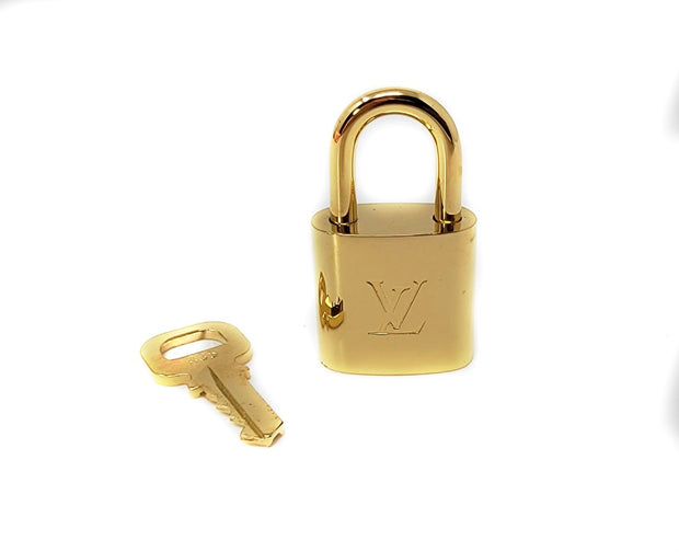 Louis Vuitton Lv Brass Padlock Key Drawstring Dust Bag