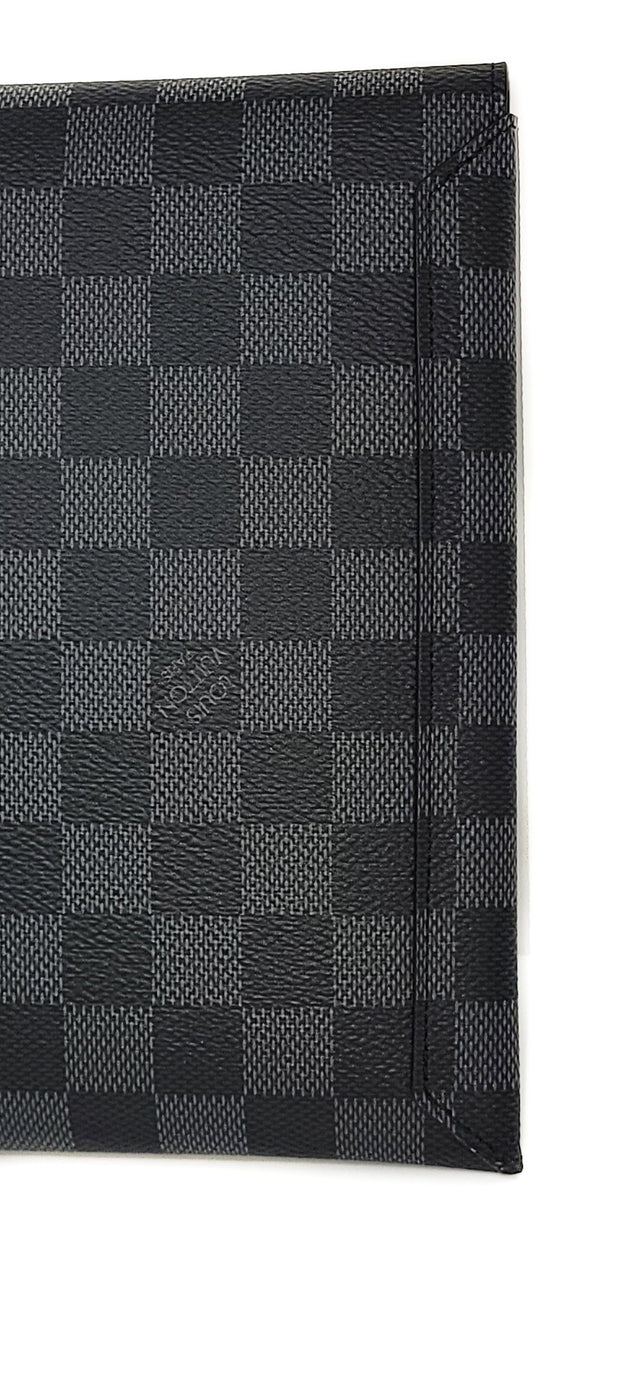 Louis Vuitton Damier Graphite Clutch Grey