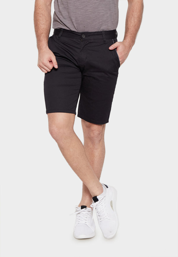 next black chino shorts