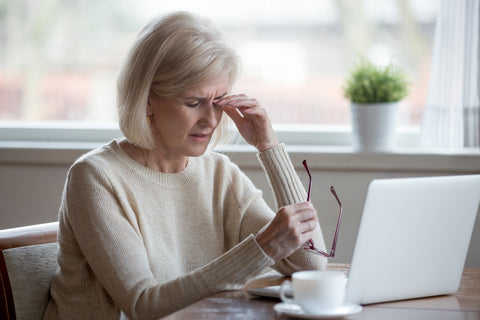 woman suffering from fatigue as a symptom of gluten sensitivity
