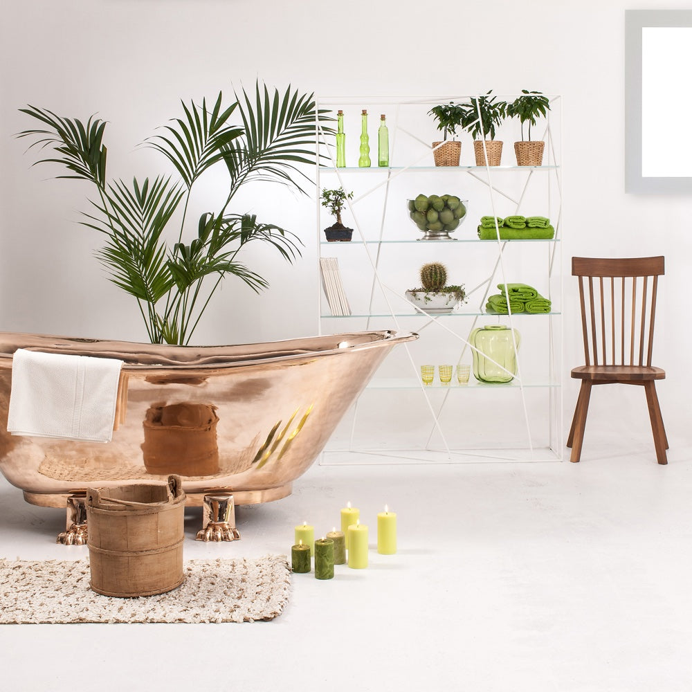 Create a beautifully bespoke bathroom, whatever your budget: copper bath