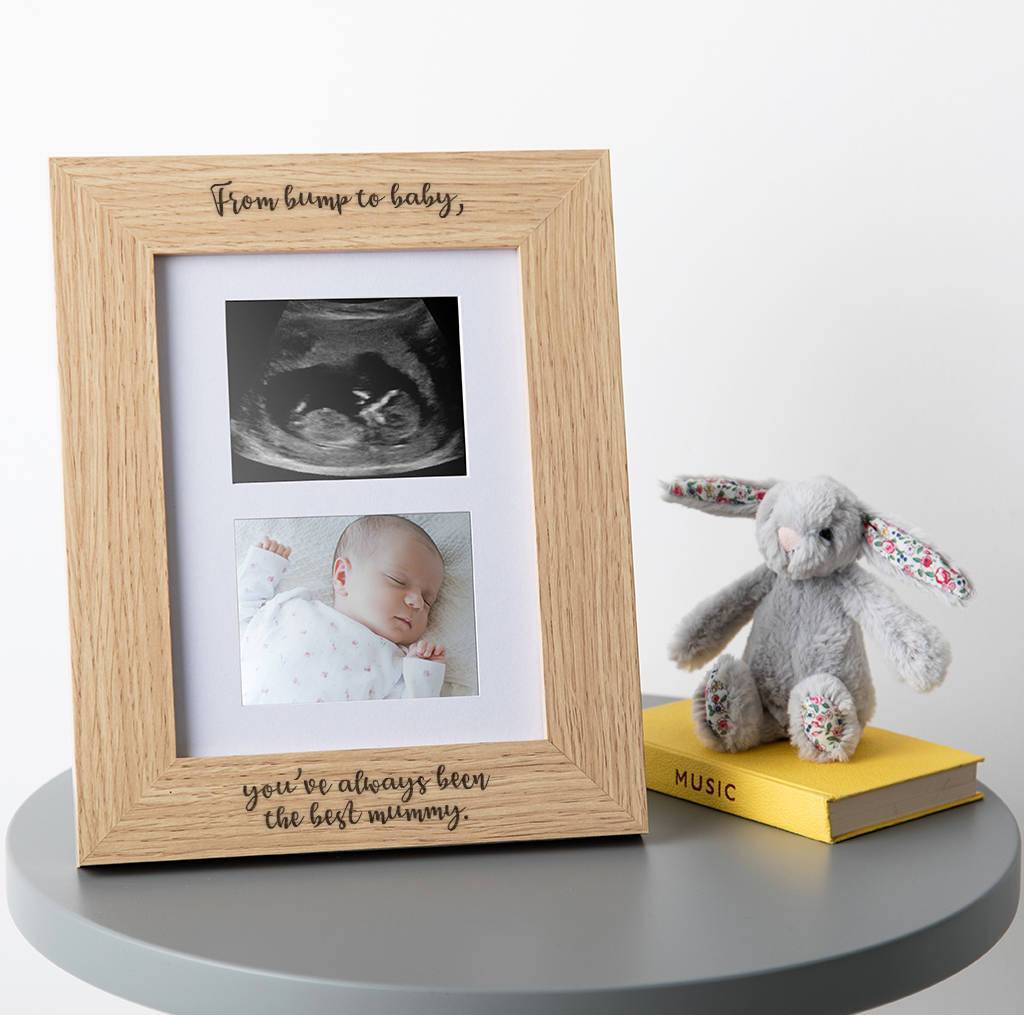 baby scan personalised frame