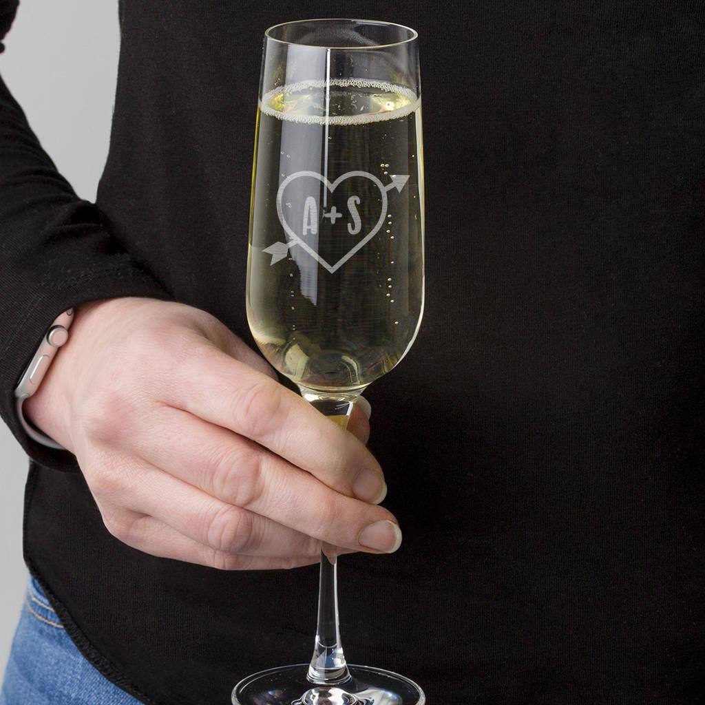 Montrose Champagne Flute  Personalised Champagne Glasses