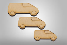 Load image into Gallery viewer, Wooden MDF Van 2 Wall Art Shape XL Blank Transport Craft Shapes Kids