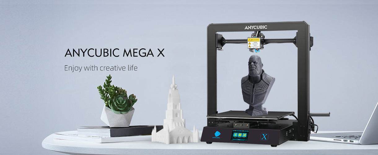 3D printer Anycubic Mega X Economical with Large Build Volume