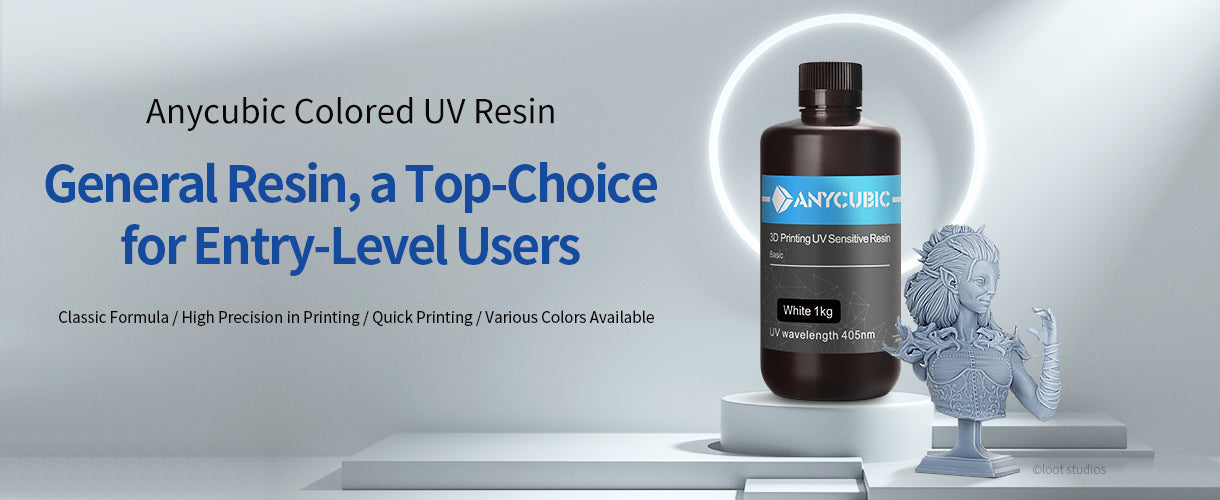 Anycubic Colored UV Resin: Vibrant Hues for Creative 3D Printing