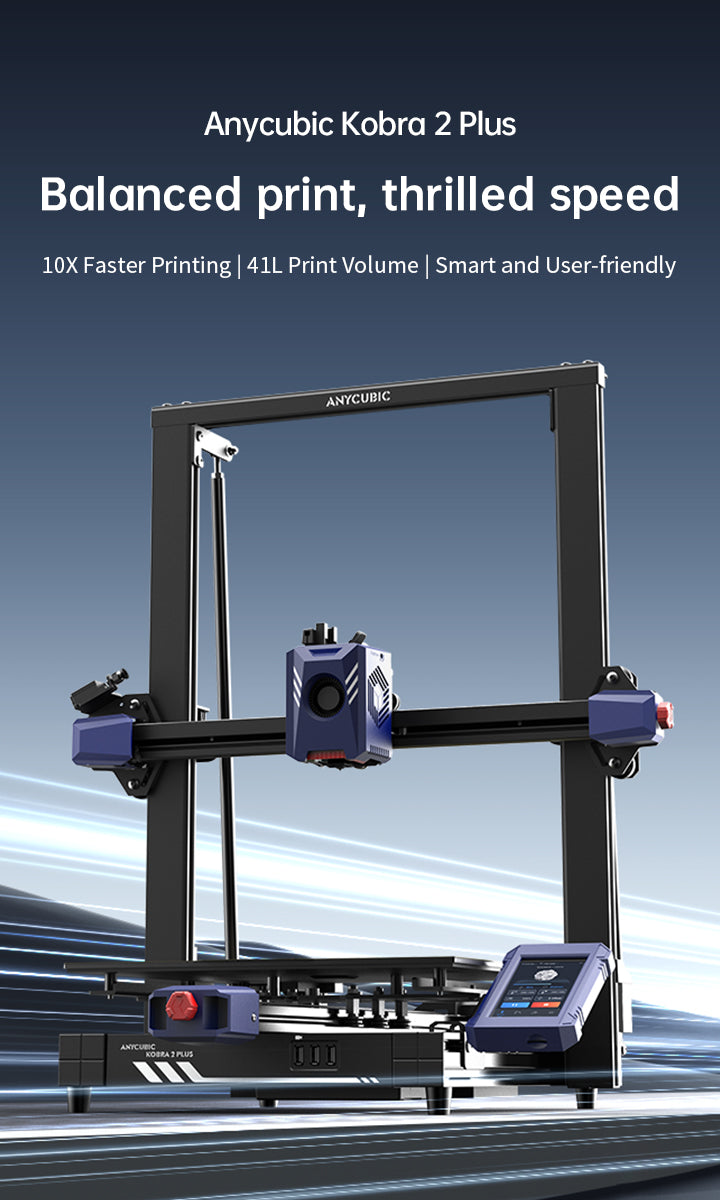 Anycubic Kobra 2 Plus: All-Rounded High-Speed FDM 3D Printer