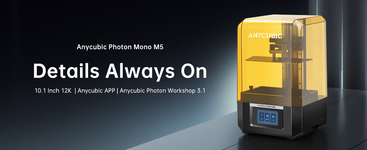 ANYCUBIC Photon Mono M5 and Wash and Cure 3 Plus Station, Resin 3D