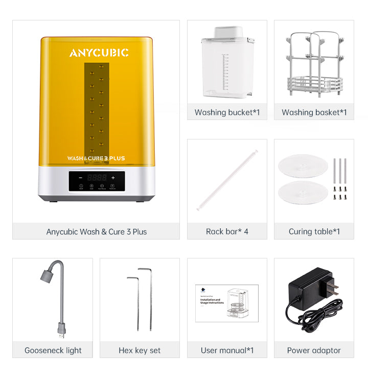 Anycubic Wash & Cure Plus: Buy or Lease at Top3DShop