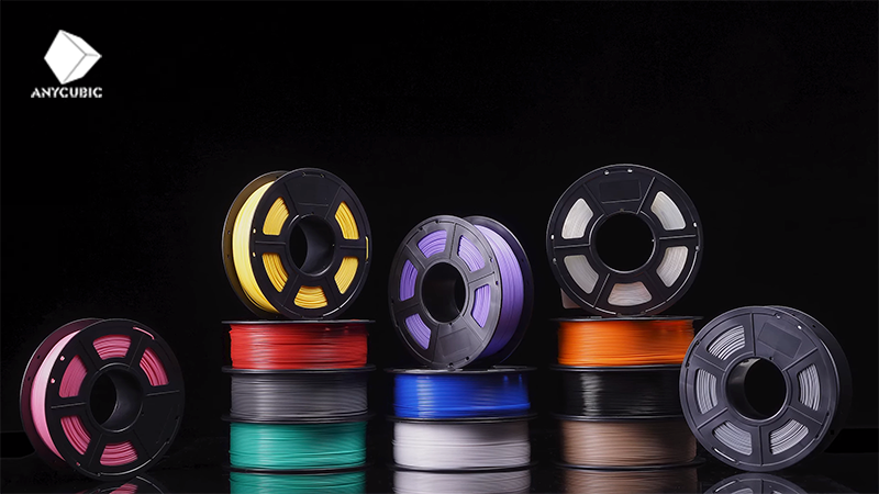 Colorful 1.75mm PLA filament for 3D printing