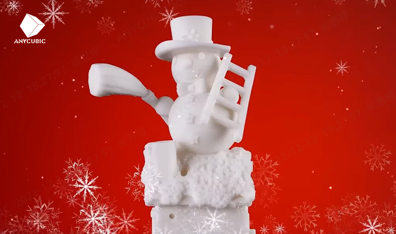 3D Printing Christmas Snowman