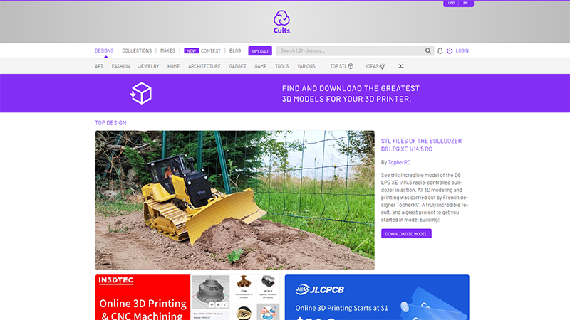 Cults3D - an alternative to Thingiverse
