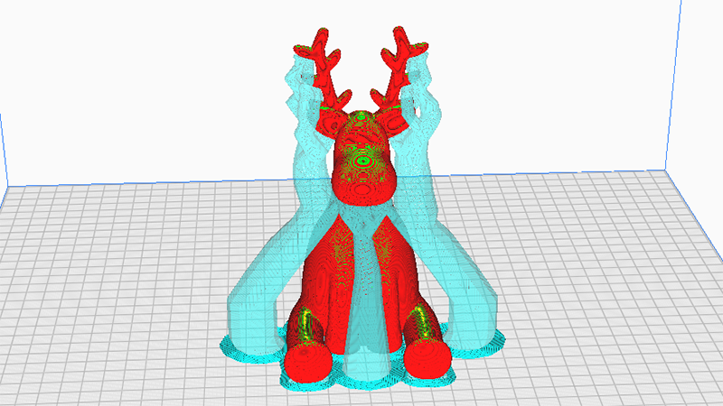 Cura tree support