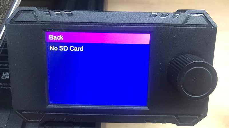 3D Printer Not Reading SD Card