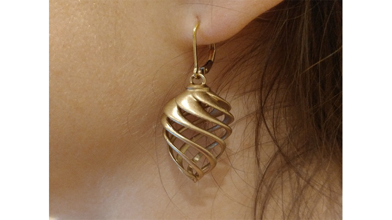 3D printer jewelry Earrings