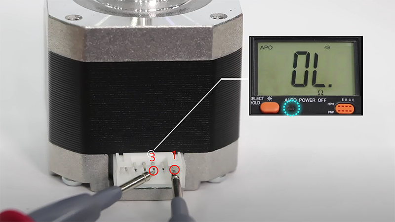 Test a Stepper Motor