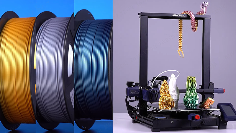 Dry filament and 3D printer