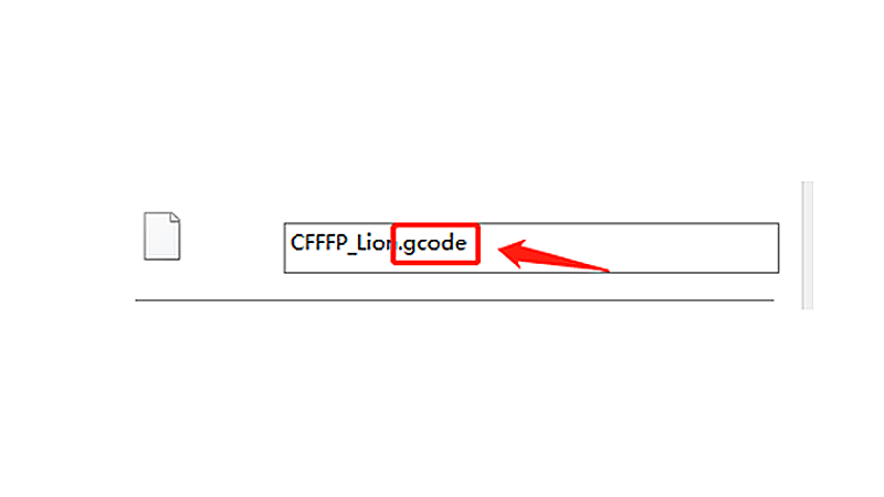 Nombrar archivos gcode
