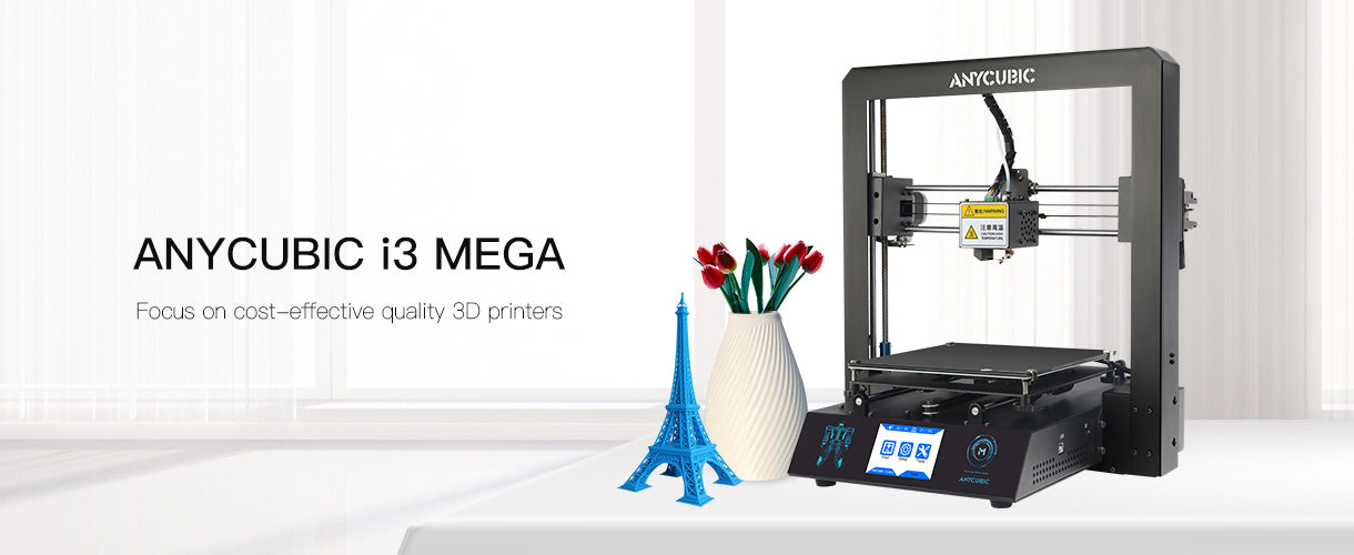 Anycubic i3 Mega - Full 3D Printer with Ultrabase Heatbed and 3.5 Inch Touch Screen ANYCUBIC 3D Printing – ANYCUBIC-US