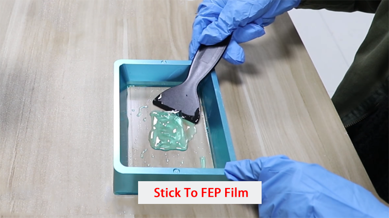Limpiar la película FEP