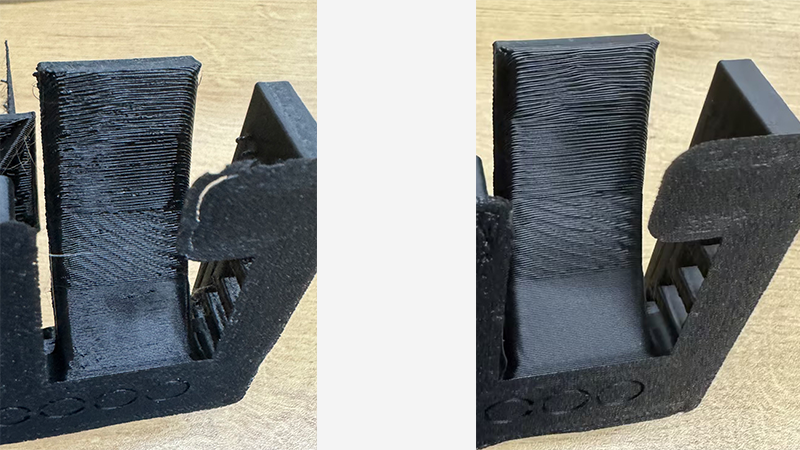 Slow down to overhang 3D printer