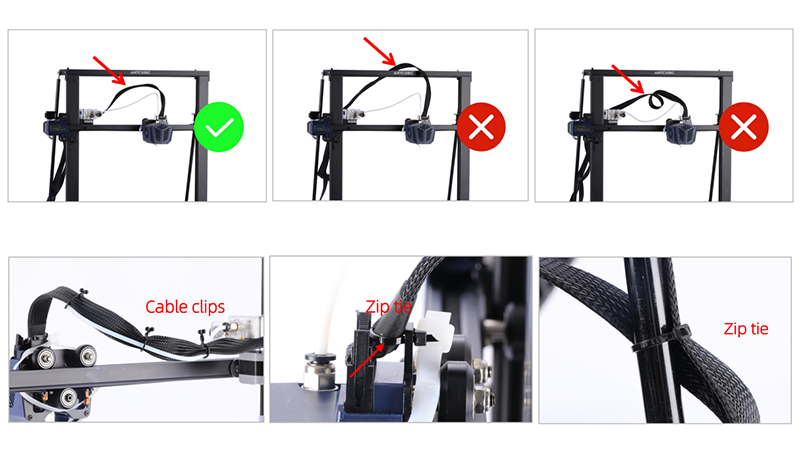 Inspect 3D Printer Cables