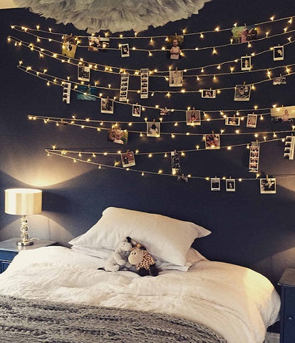 String Lights in Children’s Bedroom