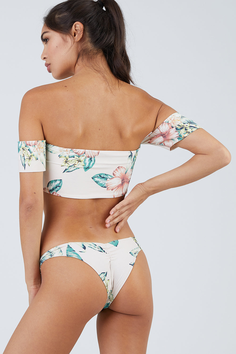 full coverage scrunch bottom bikini