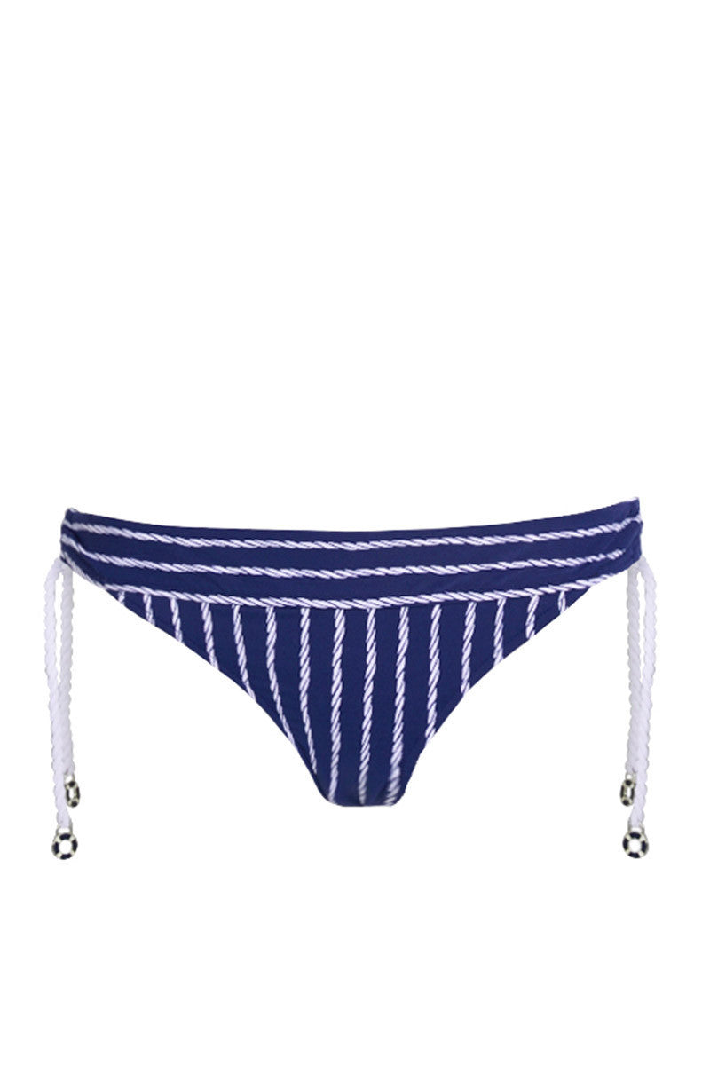 Coastline Tie Side Hipster Bikini Bottom - Indigo