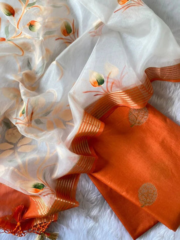 Banarasi Organza Silk Suits