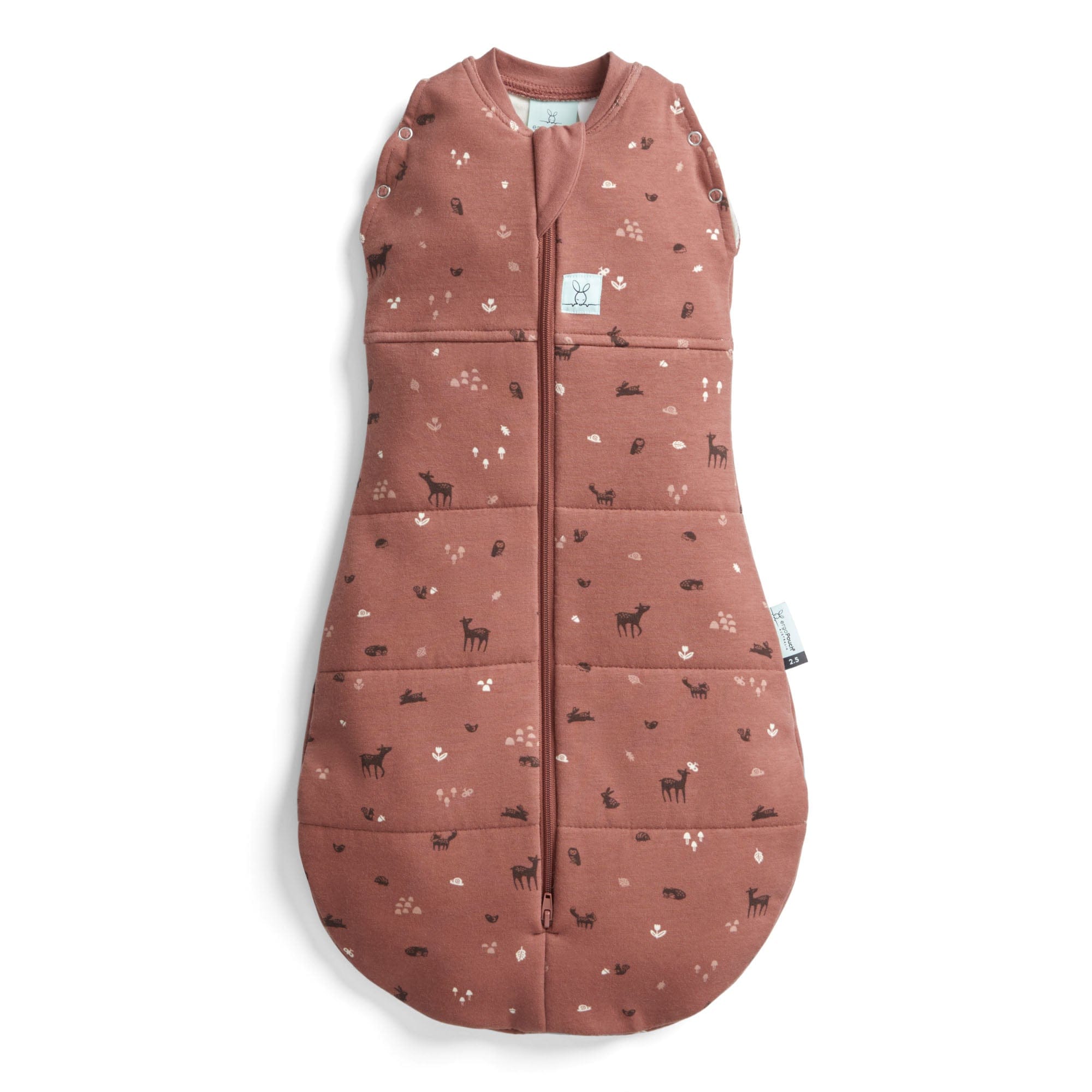 Cocoon Swaddle Bag 2.5 Tog For Baby By ergoPouch - Forest Friends