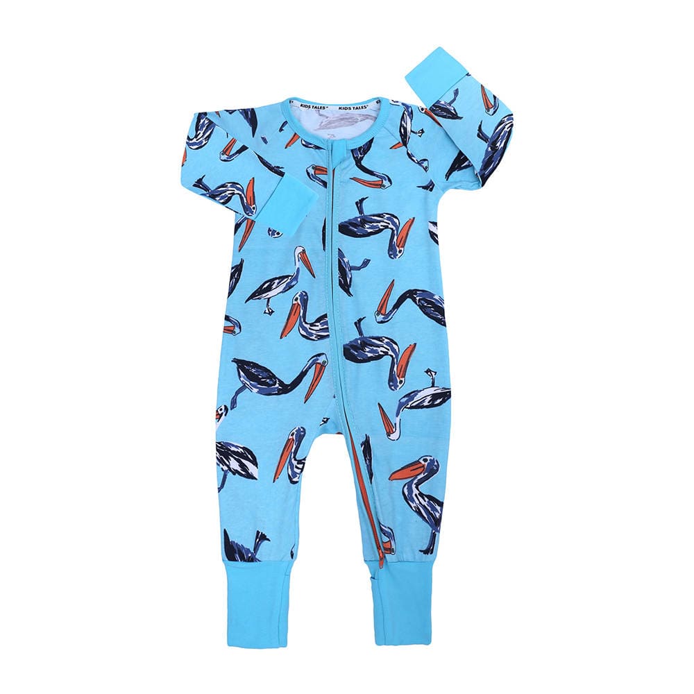 Pretty Pelican Zip Sleepsuit