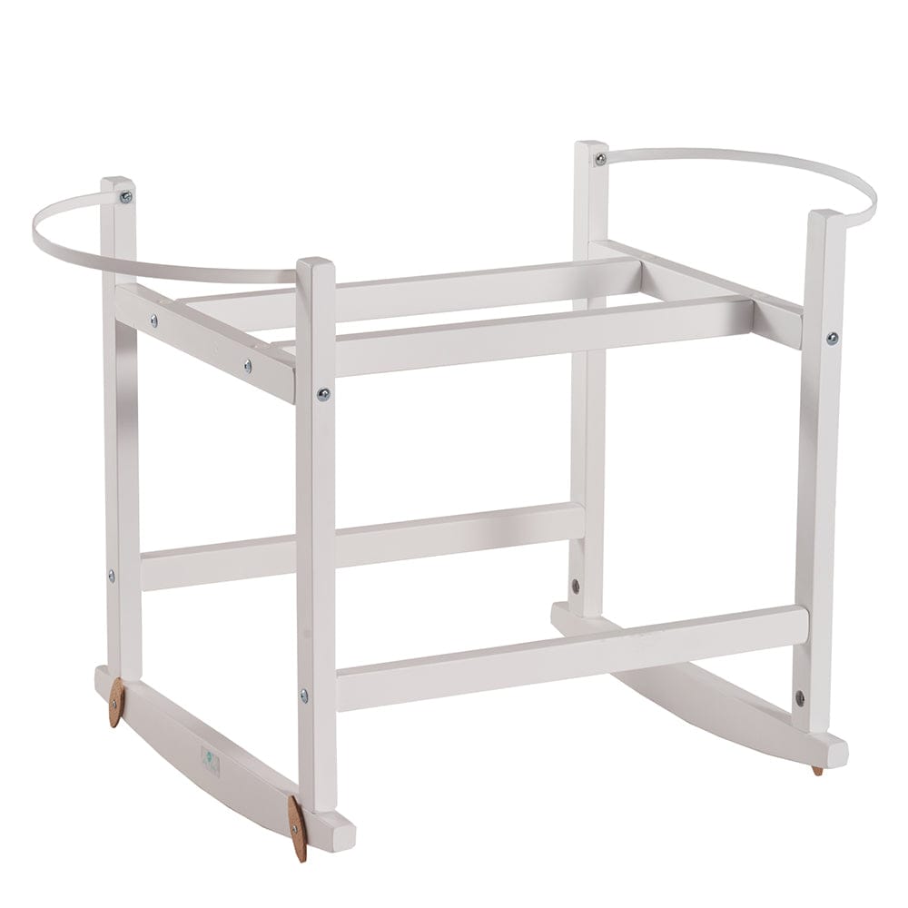 Moses basket stand - RockingBaby Stand - colourless lacquer | Style My Kid