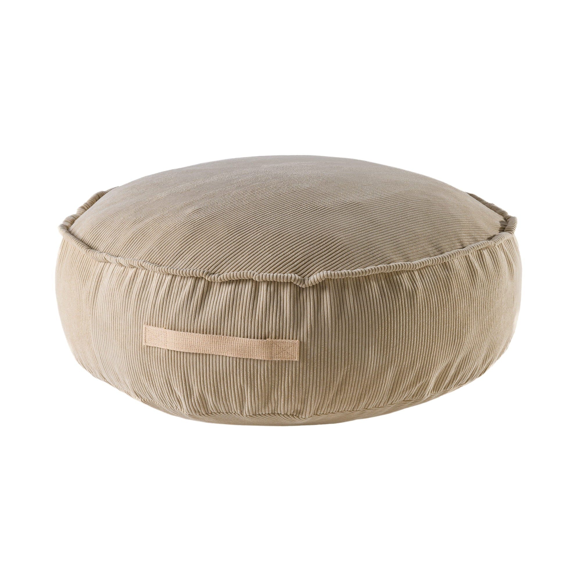Luxury Corduroy Round Pouffe For Kids By MeowBaby