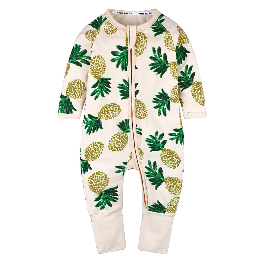 Pineapple Perfection Zip Sleepsuit