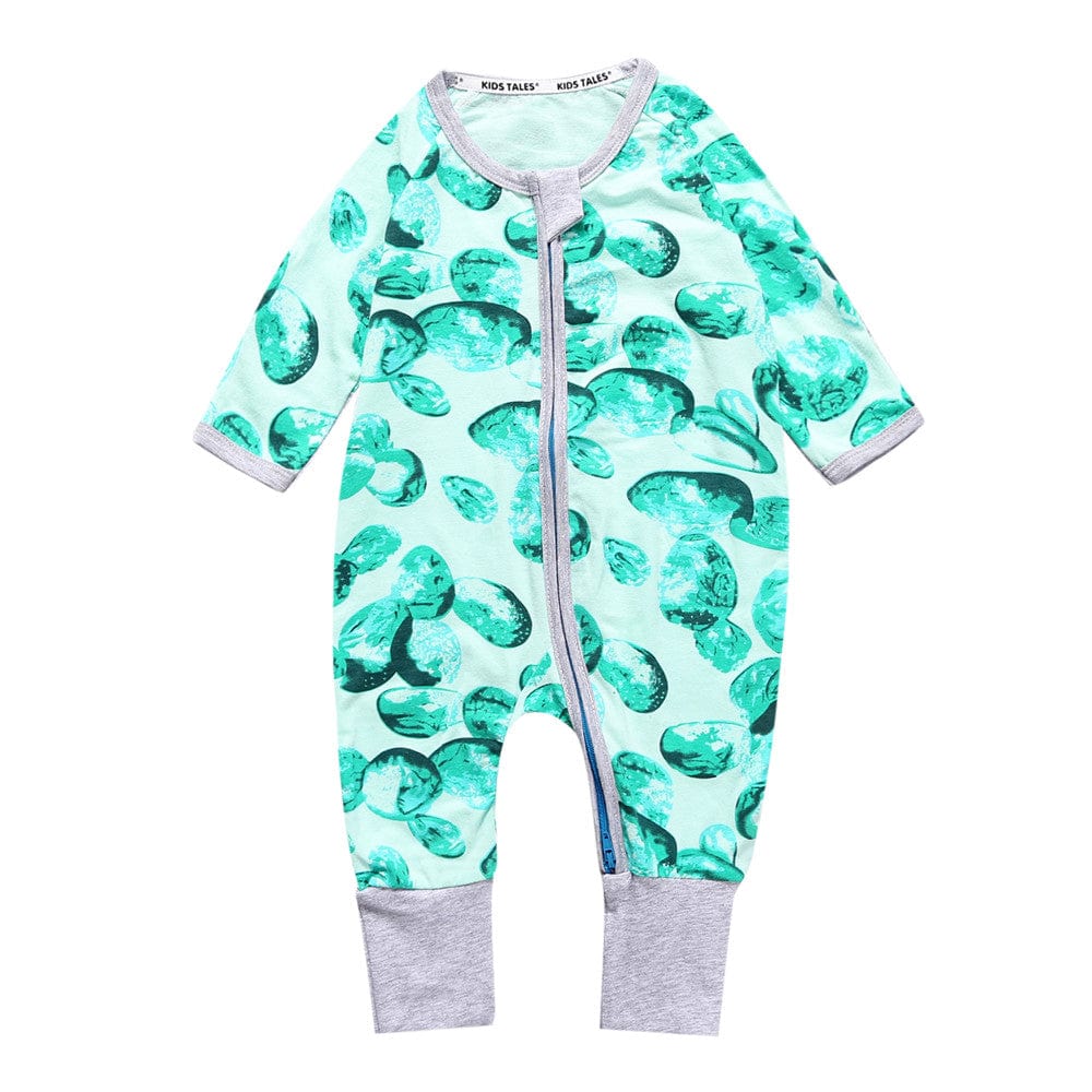 Green Dreams Zip Sleepsuit