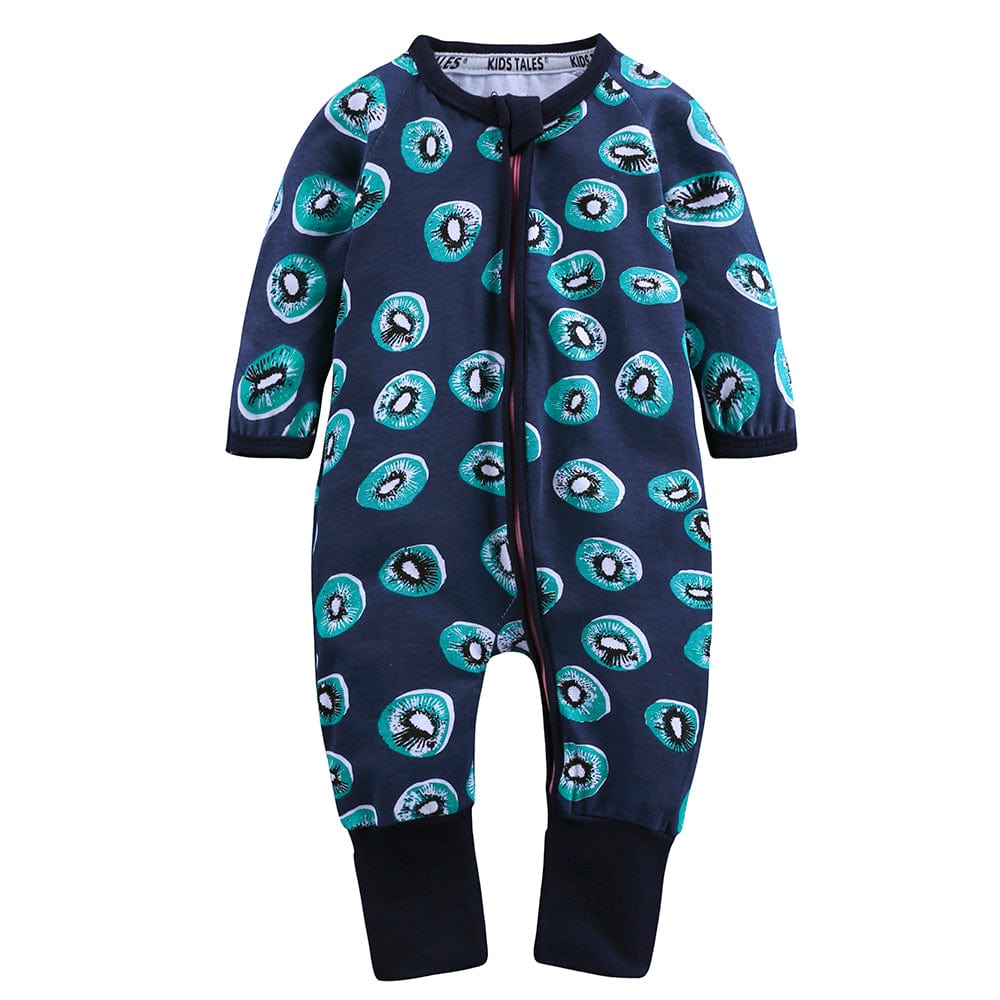 Cute Kiwi Zip Sleepsuit