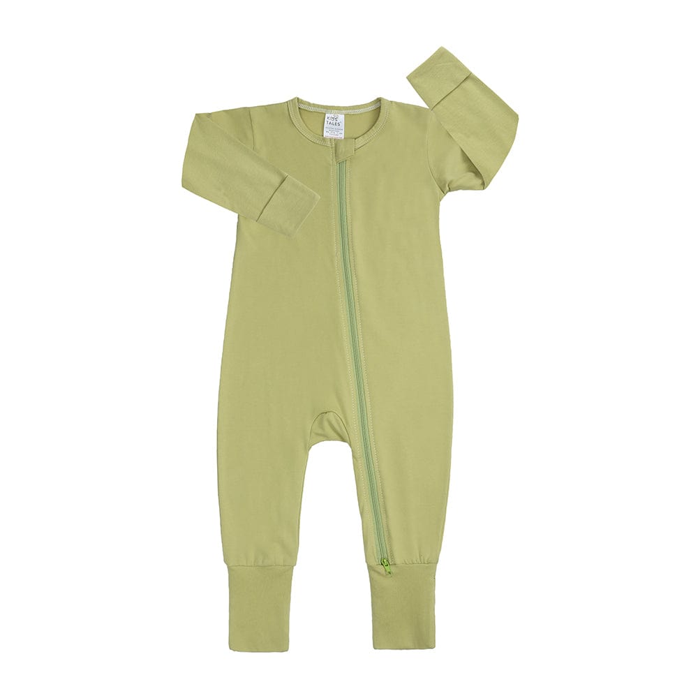 Lime Green Zip Sleepsuit