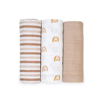 Receiving Blankets Minis For Baby By Lulujo - 3 Pack