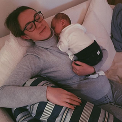 Emily and baby Milo