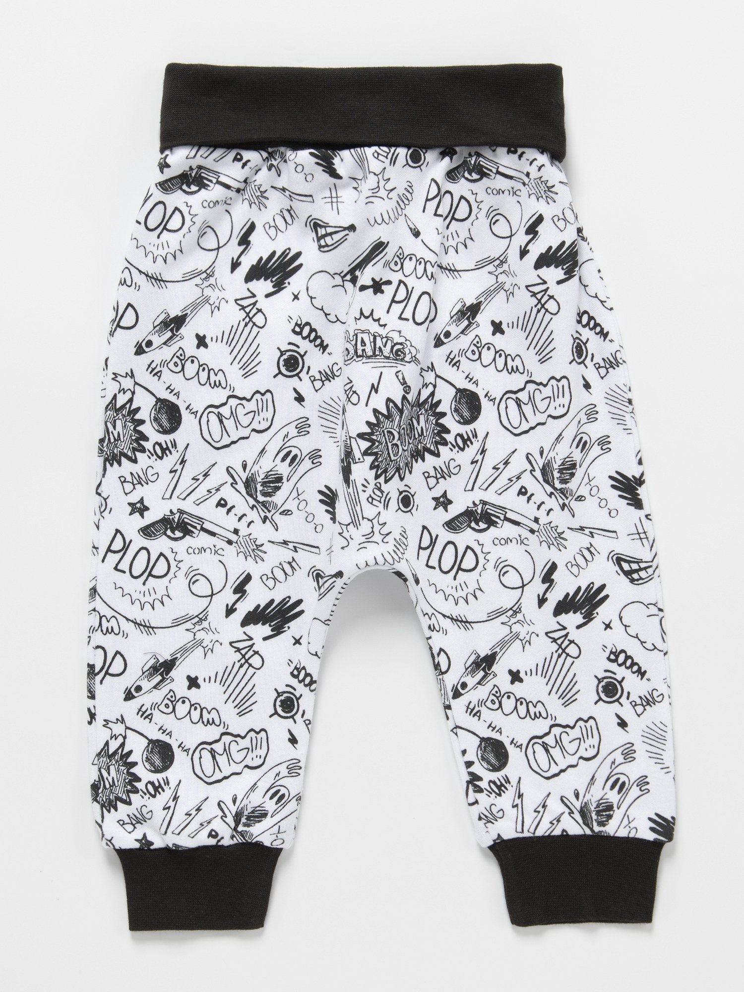 Pop Comic Black and White Leggings